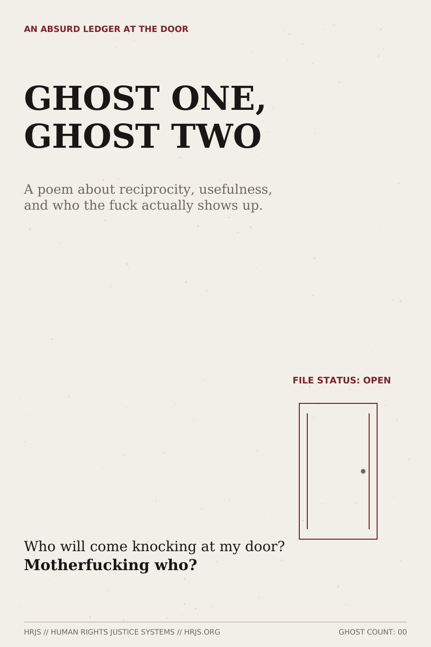 Cover of Ghost One, Ghost Two
