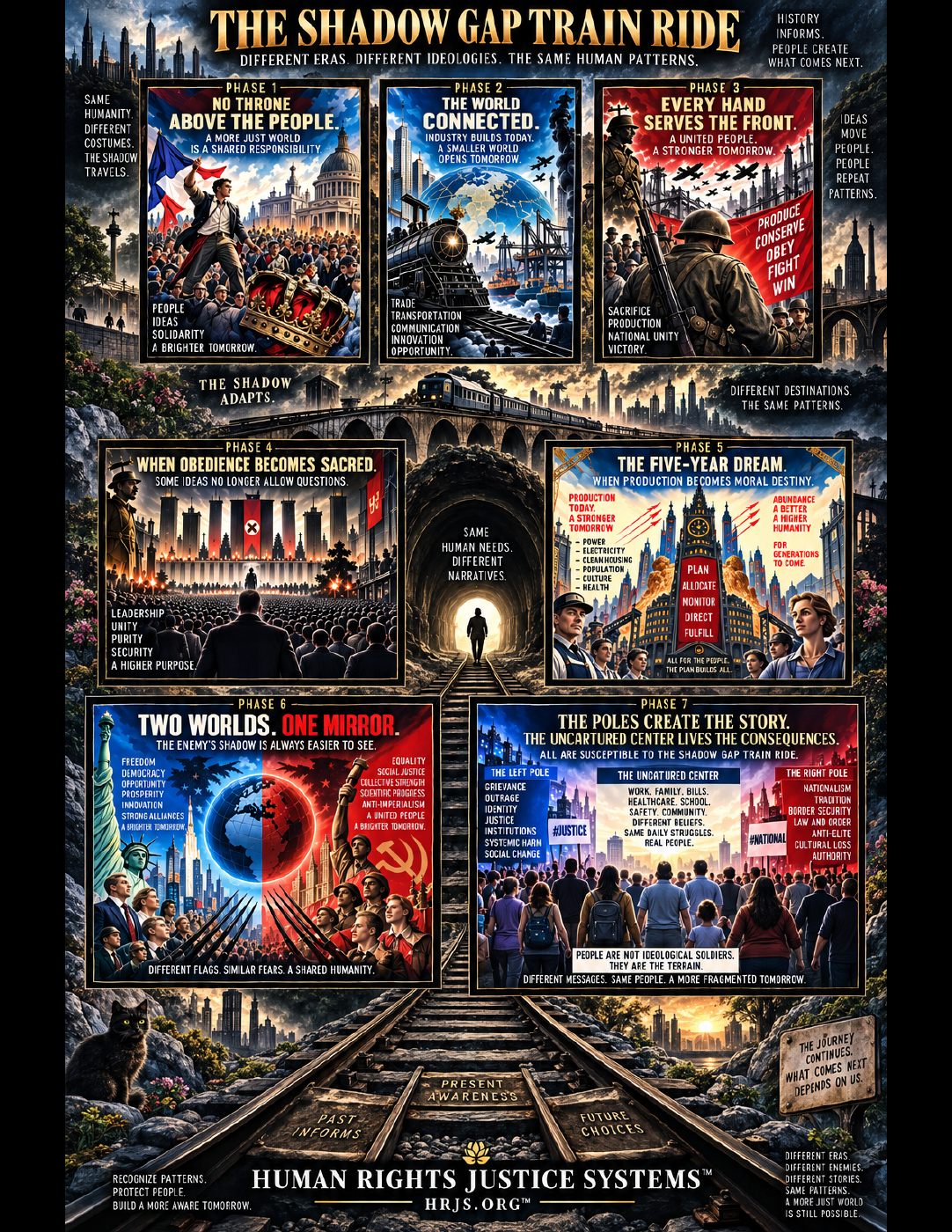 Shadow Literacy full publication cover, The Shadow Gap Train Ride