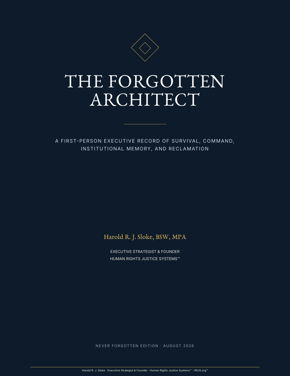 Cover of The Forgotten Architect by Harold R. J. Sloke